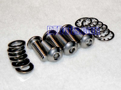 Derby Cover Stainless Bolts or Screws - Harley 5 or 6 Hole   BigTwin   Sportster