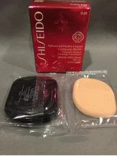 NIB Shiseido Advanced Hydro-Liquid Compact Refill D20 Rich Brown SPF 15