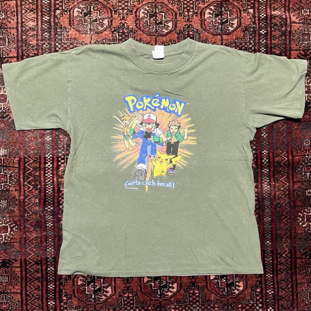 90s USA Made early POKÉMON VINTAGE T-shirt size XL Free Shipping