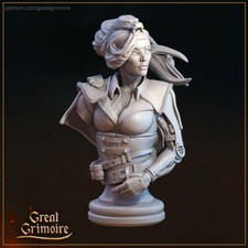 Marie Human Pirate Bust Miniature  D D DnD 