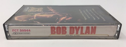 BOB DYLAN “Real Live” PROMO Only Cassette Tape 80s Columbia FCT 39944 Demo NFS - Picture 2 of 8