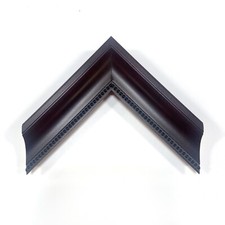 1 5/8" Readymade Wood Picture Frame Beaded Black 