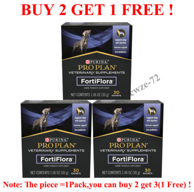 Purina Pro Plan Veterinary Supple Probiotic DOG Food Supplement 30 x 1g EXP06/26