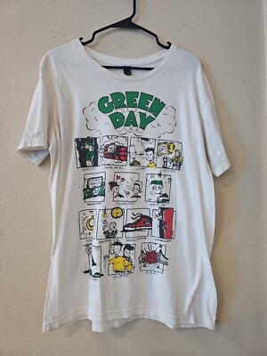 Green day レコード サイン dookie lookout シャツ Green day レコード サイン dookie lookout シャツ Green day レコード