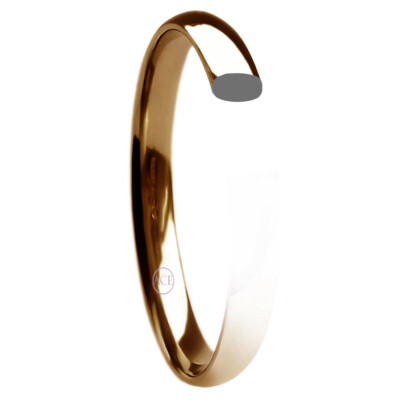 Bague Halo 2mm Or 9 Carats Jaune/blanc/rose - Mariage - Tailles H à Q