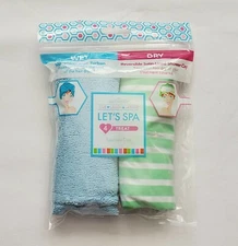 The Bathery Microfiber Hair Turban & Shower Cap Combo, Never Been Opened! C20