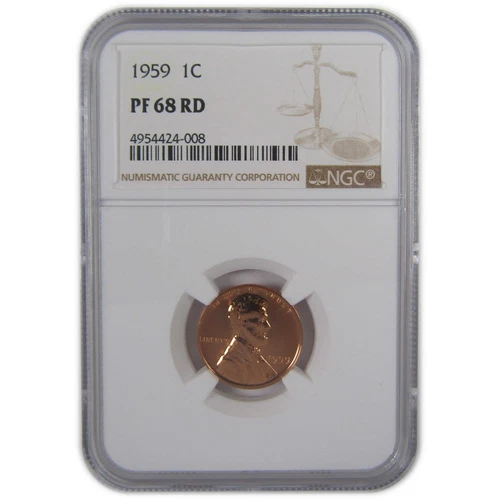 1959 Lincoln Memorial Cent PF 68 RD NGC Penny Proof SKU:CPC0203