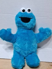 Sesame Street Cookie Monster Plush 9" Plastic Eyes Blue 2024 Toy Just Play 