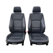 11-18 Bmw F25 F26 Front Left Right M-sport Black Leather Seats Oem