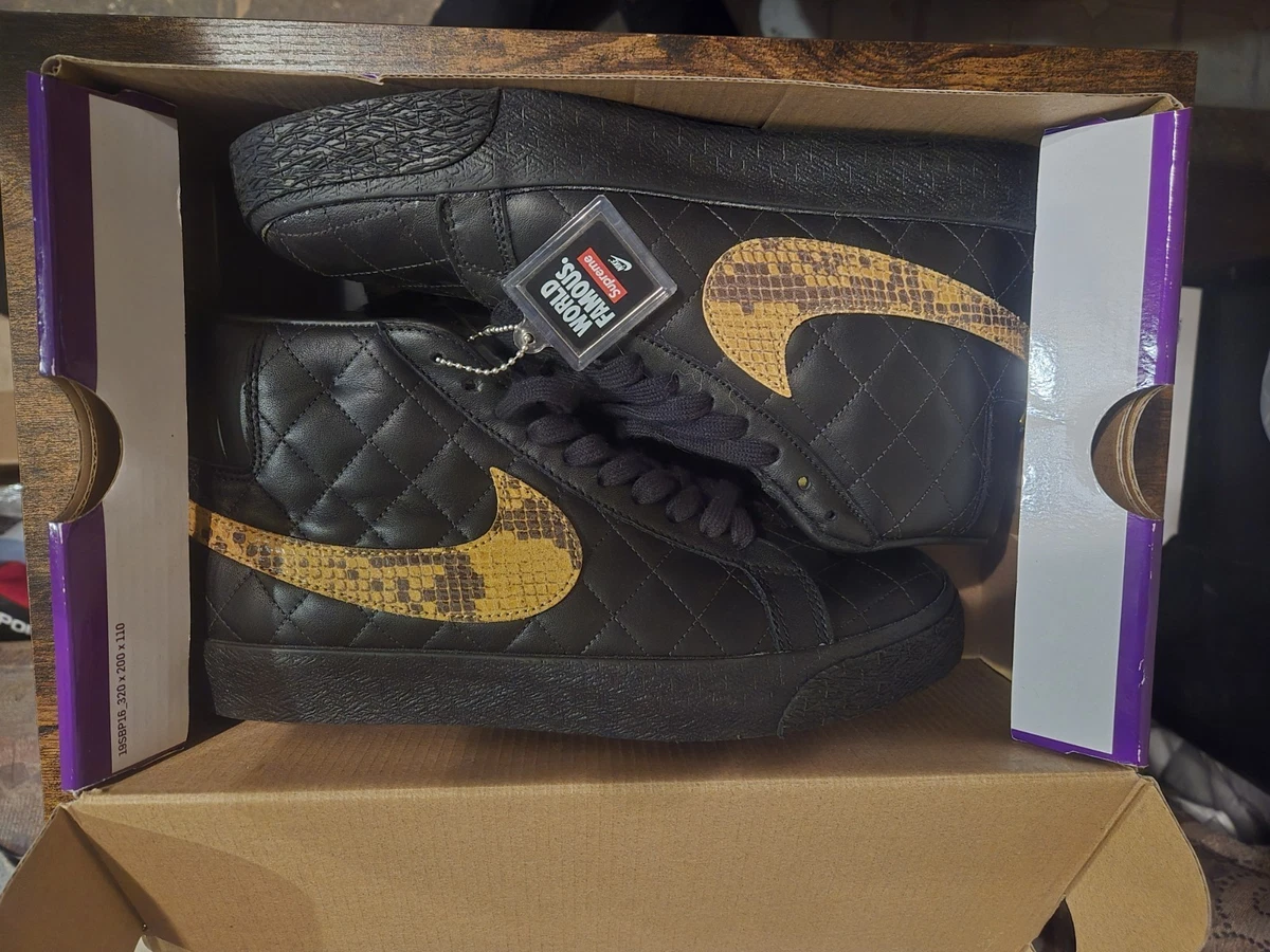 Nike Supreme x Blazer SB Black for Sale | Authenticity Guaranteed