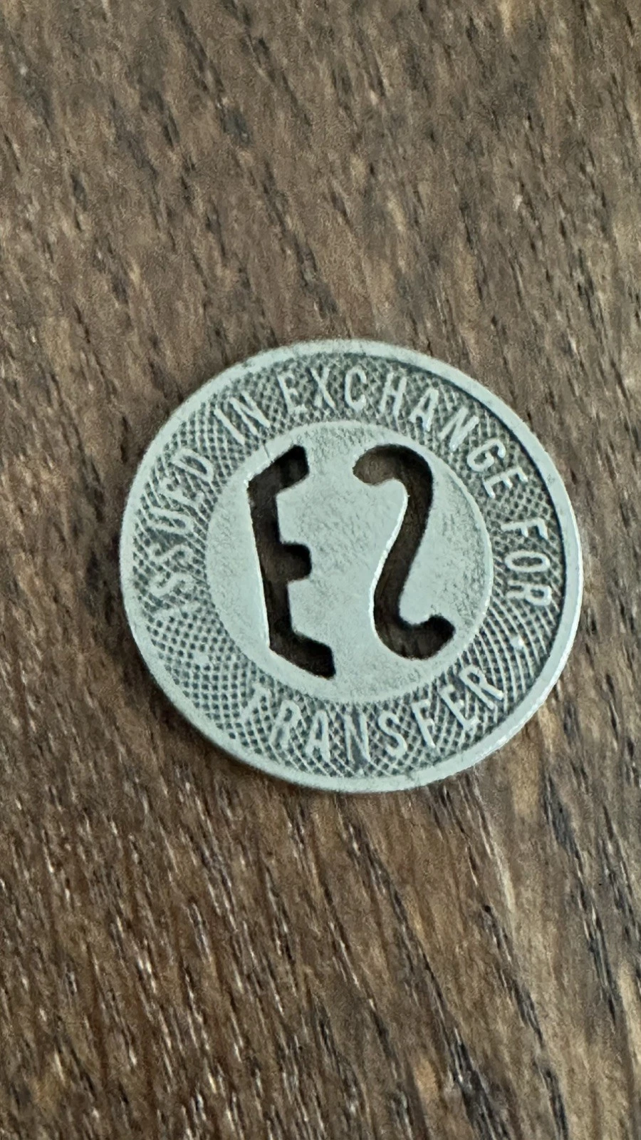East Side Eastside Omnibus Corporation Transit Token RARE - product detail image 1