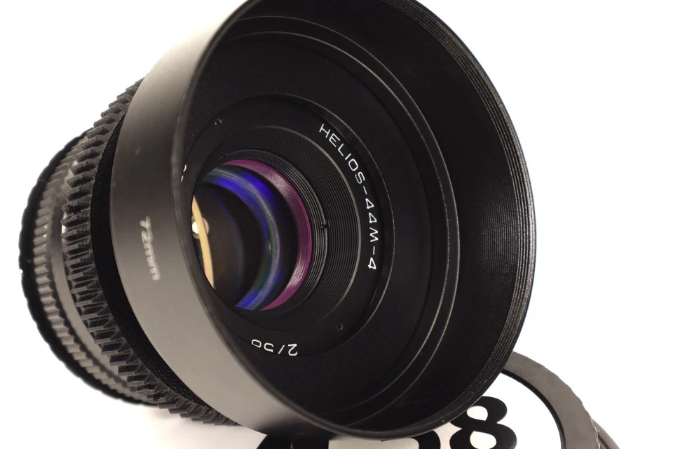 MFT Helios 44m 58mm f/2 CineMod | M4/3 Mount | Anamorphic Flare Purple - Image 4 of 4