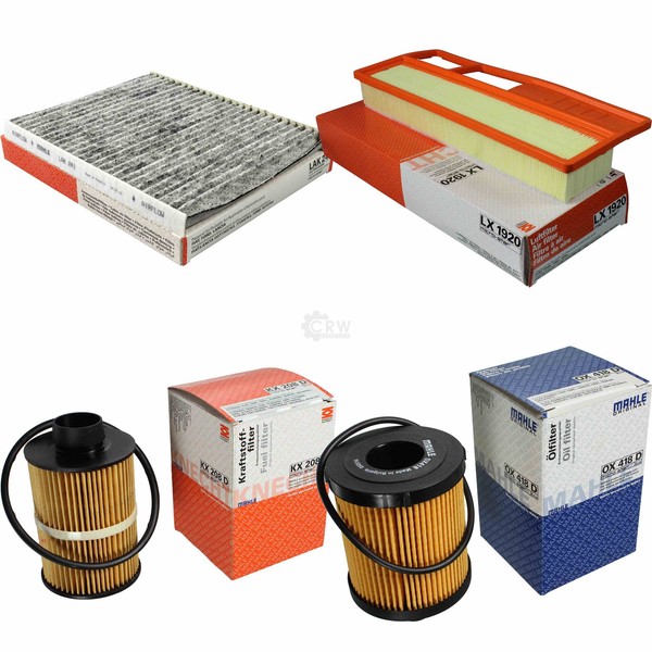 Mahle Kraftstofffilter KX 208D Innenraum LAK 241 Luft LX 1920 ÖLfilter OX 418D-image