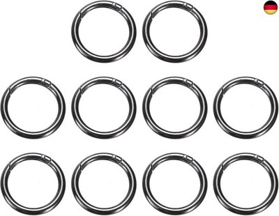 QUARKZMAN 10 Stück 31mm Frühling O Ring Clip, Metall Feder Verschluss S