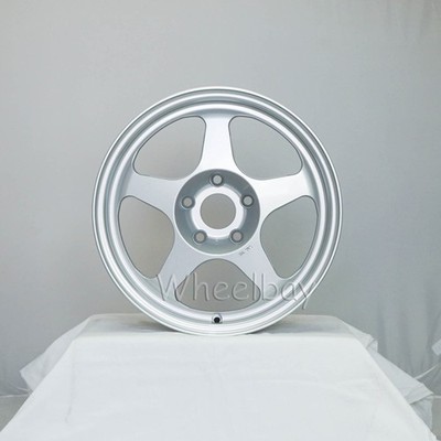 4 PCS ROTA WHEEL SLIPSTREAM 16X8  5X114.3 34  73  SILVER  17 LBS