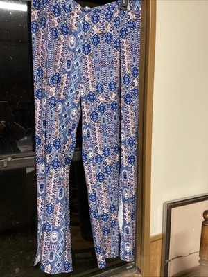 Boho Polyester Wrap Pants: Wide Leg Bohemian Palazzo Sarong