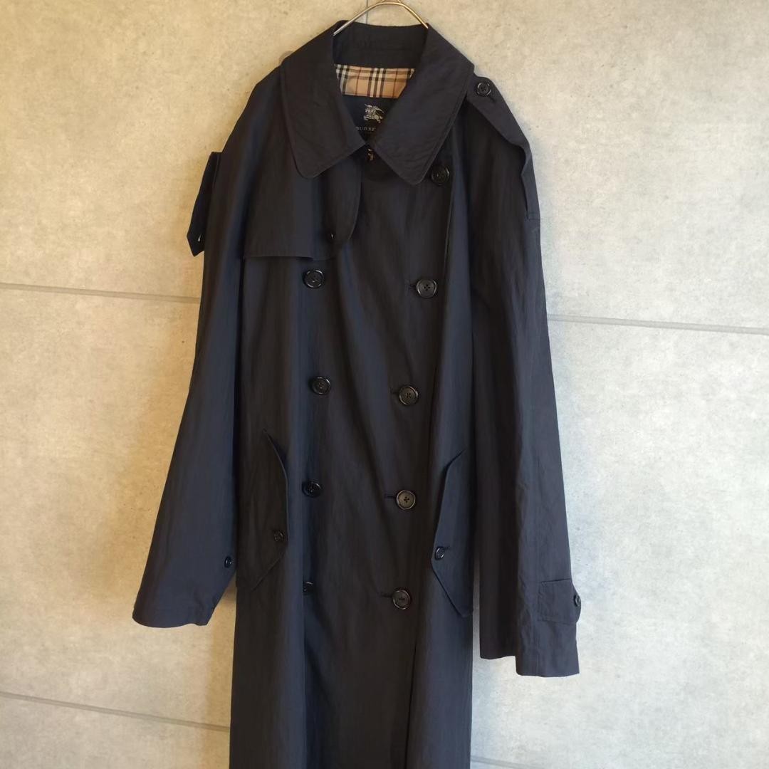 Burberry Chesterfield Coat Long-length Collared Buttoned Cotton Size XL For Men thumbnail 6