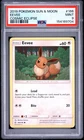 2019 Pokemon Sun & Moon Cosmic Eclipse Eevee #166 PSA 9