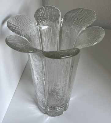 Orig. Lasisepät Glas Vase Design Pertti Kallioinen Finnland Vintage 70er TOP RAR