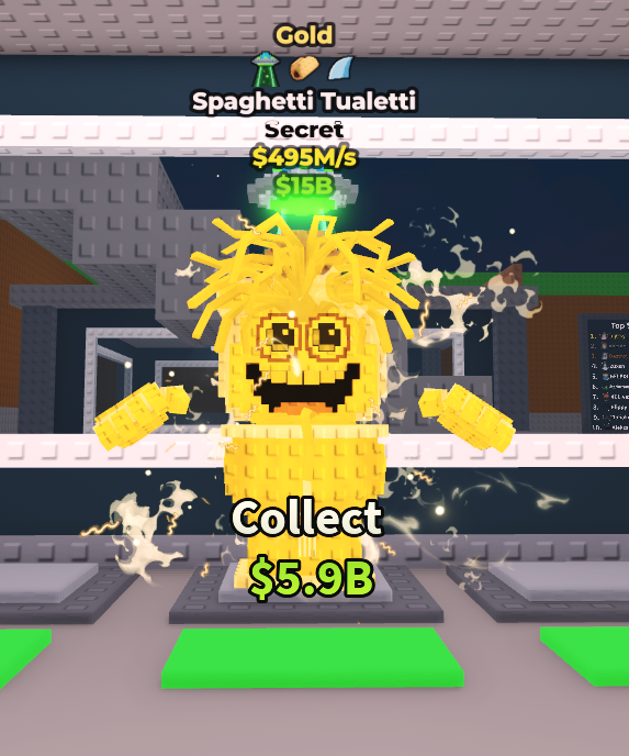 Collection Steal A Brainrot Roblox - Figurines/objets Assortis Tung Tung Sahur - Neuf