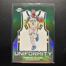 Damian Lillard 2023-24 Panini Contenders Optic Uniformity Silver #30