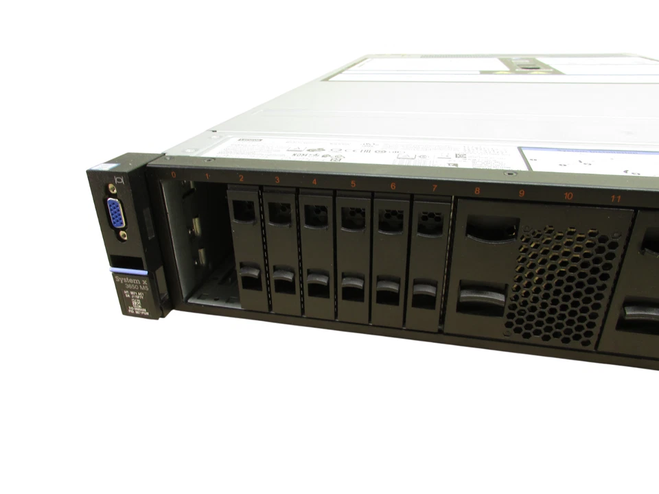 Lenovo System X3650 M5 8x 2.5" Bay 1x E5-2630v4 32GB RAM 2x 550W No Drives 2U - Image 2 of 4