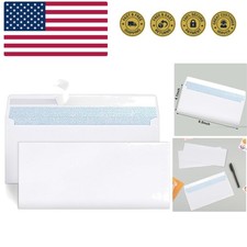 72 Packs Envelopes, Business Envelopes, Envelopes Self Seal, Security Envelop...