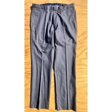 Banana Republic Non-Iron Tailored Slim Fit Cotton Dress Pants Gray 34x32