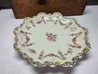 VINTAGE LSS CARLSBAD AUSTRIA POINTED ROSES FLORAL PLATE — photo 1