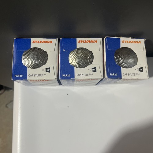 2 Sylvania PAR20 Capsylite 30 degree 50W Flood bulbs - Picture 2 of 6