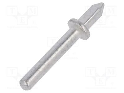 THT Messing Ø: 1,3mm Kabelschuh: Lötstift verzinnt,vernickelt