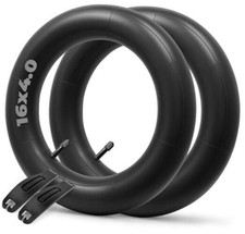 16x4.0 Fat Tire Tube with Schrader Valve - Butyl Rubber Bicycle Tubes for