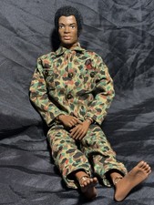 Product Image: Vintage 1964 GI Joe Action Team Flocked Hair Fuzzy Hair Black African American.