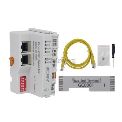 EtherCAT Bus Coupler 100Mb/s Remote IO EtherCAT Slave Station GCAN-IO-8200
