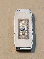 Vintage Bulova 7j Swiss Unadjusted Movement W/Good Balance For Parts Spares