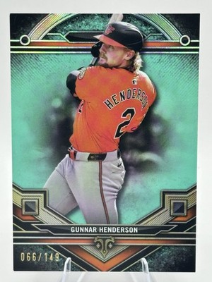 2024 Topps Triple Threads GUNNAR HENDERSON Aquamarine /149 Orioles #125