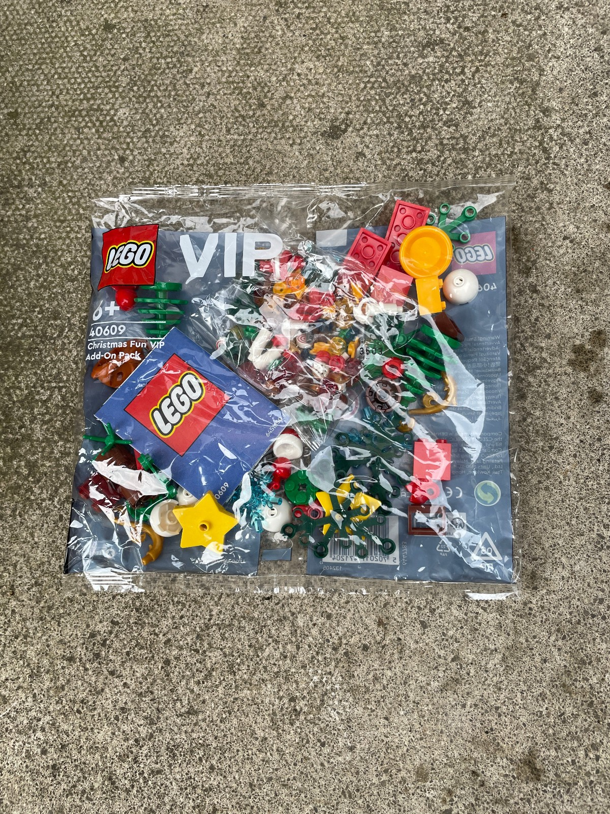 Kids Adults LEGO CHRISTMAS FUN VIP ADD ON PACK 40609 Xmas Toy Age 6+