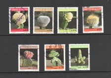 T3699 Bolivia 1973 Flore Cactus 7v. Timbres Usagés