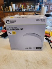 Commercial Electric 7 in. Low Profile LED Flush Mount Ceiling Light Fixture.