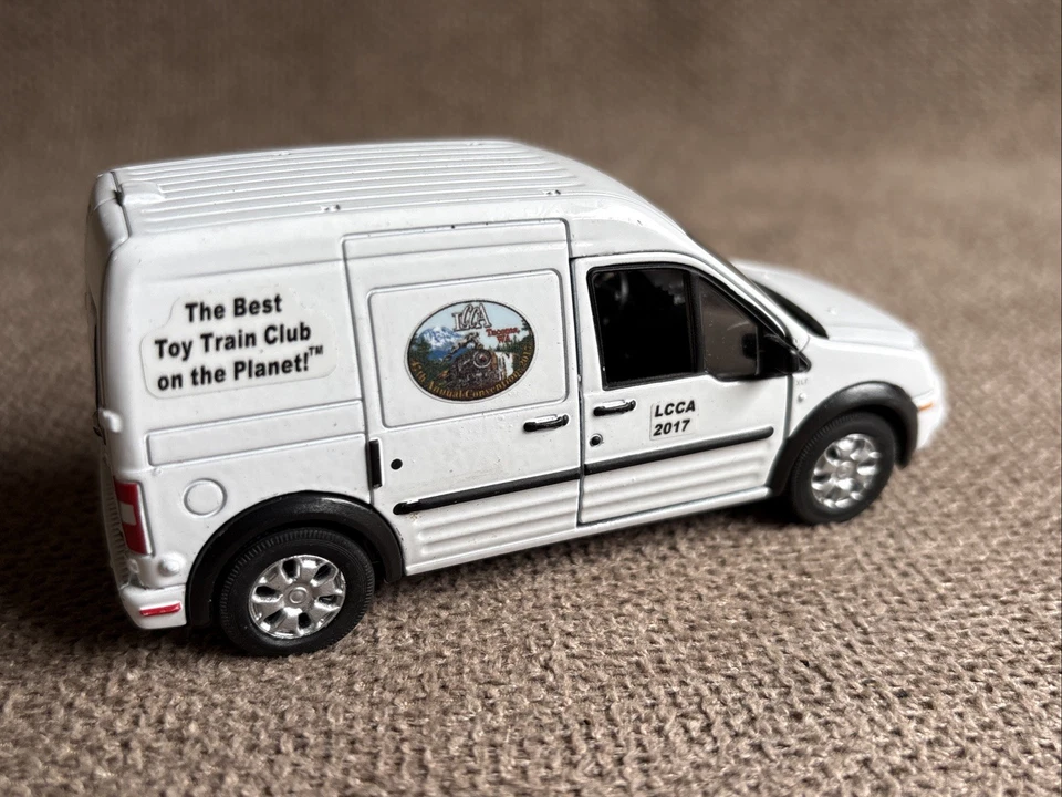 Welly Ford Transit Connect White Van Diecast ~2017 LCCA Lionel Train Club Conven - Image 4 of 4