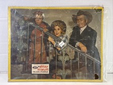 1963 vintage BEVERLY HILLBILLIES JAYMAR INLAID PUZZLE family on steps 14x 11