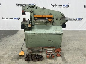 Piranha P3 50 Ton Hydraulic Ironworker w/ Press Brake Attachment