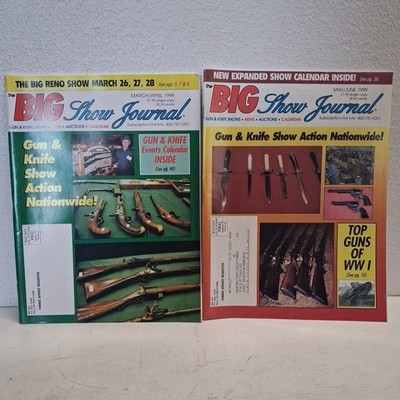 Big Show Journal March May 1999 Magazine Gun Knife Auction Fair Las Vegas