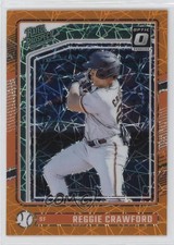 2024 Donruss Optic Rated Prospects Orange Velocity Prizm Reggie Crawford 1c9a