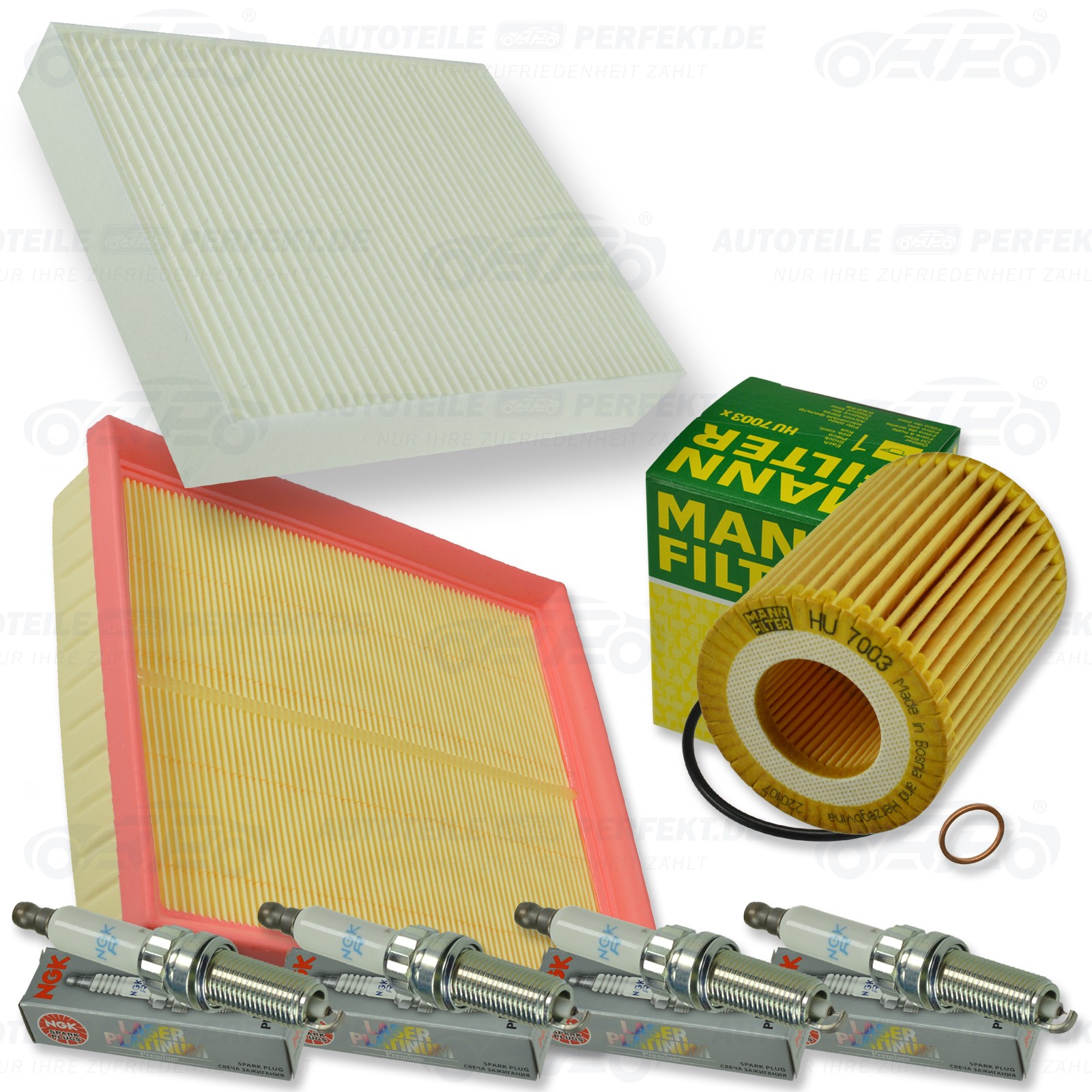 Inspektionskit Filter Satz Paket M (P) Bmw F20 - F31 114I - 320I ( N13B16 )-image