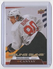 2020-21 Upper Deck UD Canvas Young Guns Brayden Burke Arizona Coyotes #C220