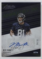 2016 Panini Absolute Absolutely Ink /99 Nick Vannett #4 Auto v9t