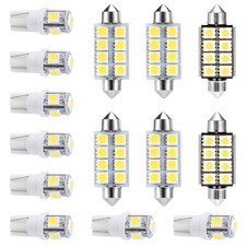 14Pcs T10 41mm Festoon LED Light Bulb Interior Dome Map LED Lights License Plate