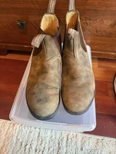 Blundstone 585 Classic Chelsea Boot For Men, Size 9 - Brown