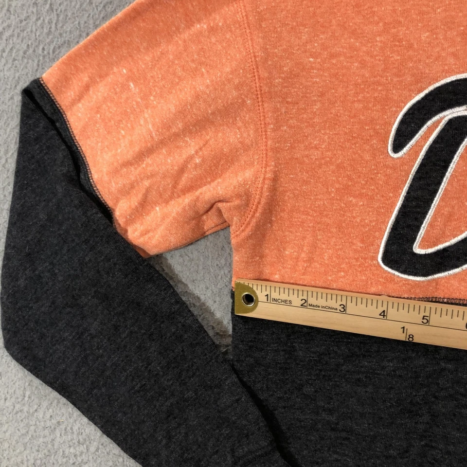 Suéter Anaheim Ducks Mujer Mediano Naranja Negro NHL Hockey Manga Larga New Era Foto 2 de 4